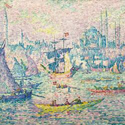 "The Goldern Horn, Mist" by Paul Signac ... Albertina Museum — Vienna, Austria.