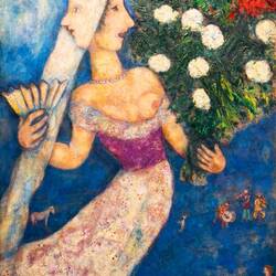 Chagall Albertina Exhibit "The Bride with Two Faces" by Marc Chagall ... The Albertina — Vienna.