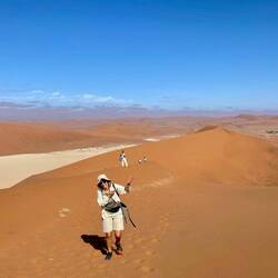 Oben angekommen ganz schön anstrengend