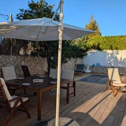 Auf der Terrasse in der Sonne...