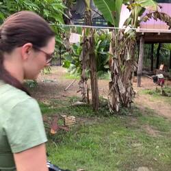 Als wir die Anakondas sehen, sind wir etwas eingeschüchtert