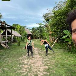 Wir erkunden das kleine Dorf