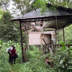 Die verlassene Hütte wurde früher von Schamanen genutzt