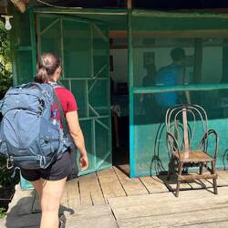 Der Gemeinschaftsraum mit Terrasse