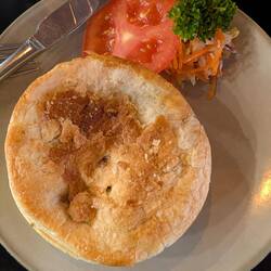 I had, another, beef and cheese pie. I will continue to eat these