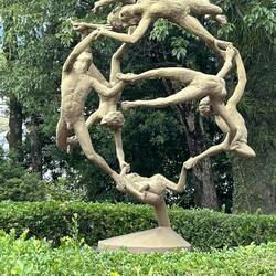 Constellation Earth sculpture donated by City of St. Paul Minnesota 1992