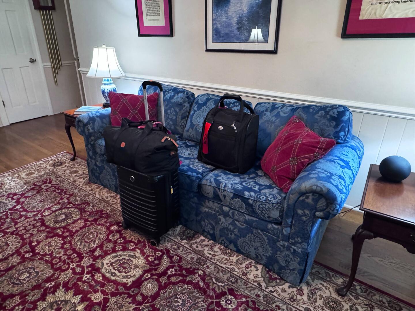 All of Our Luggage for This 3-week Trip