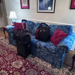 All of Our Luggage for This 3-week Trip