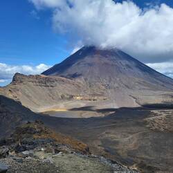 Mount Ngauruhoe, der Modell für den Schicksalsberg in Herr der Ringe stehen durfte