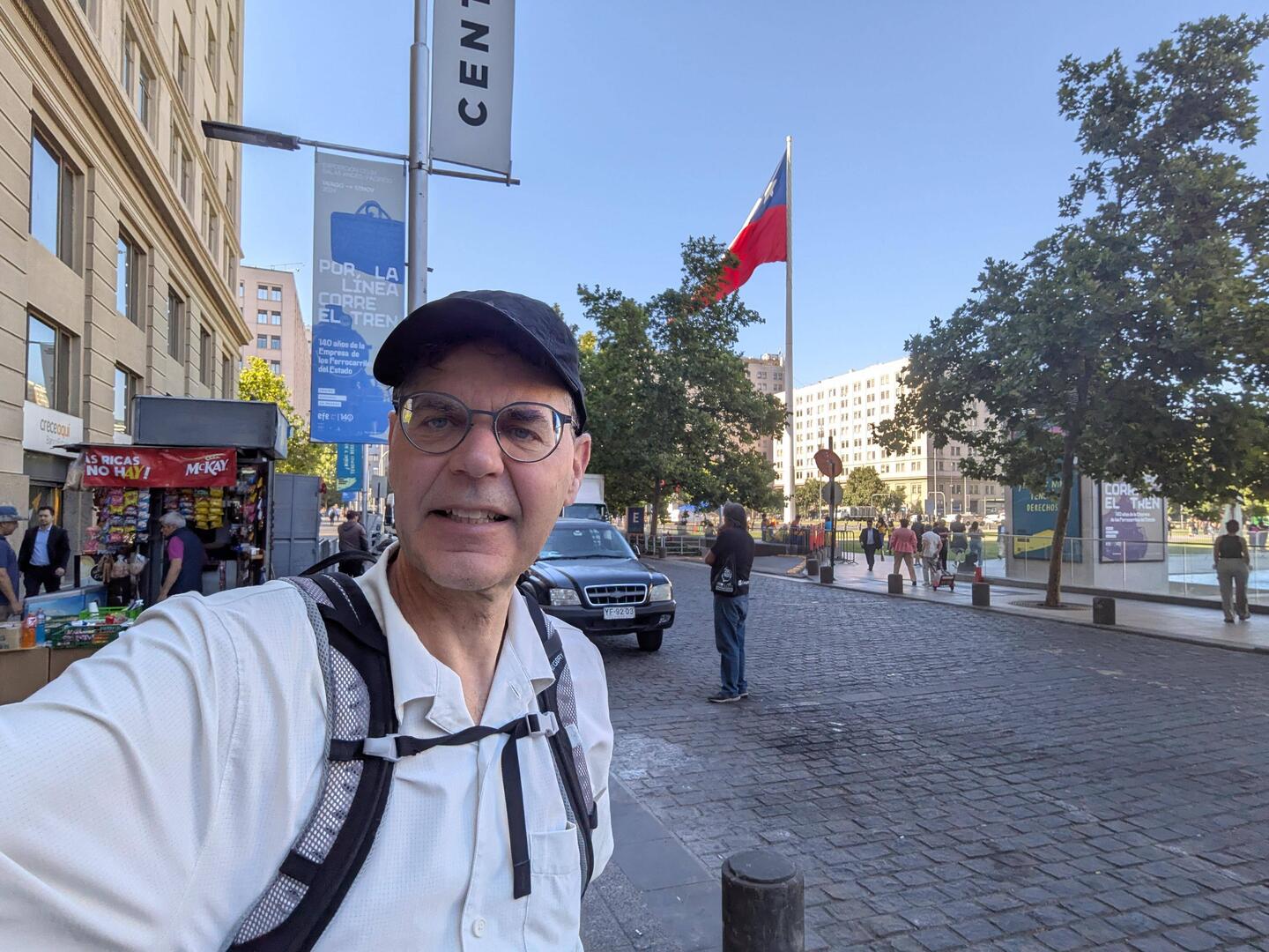 Huge Chilean flag