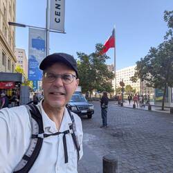 Huge Chilean flag