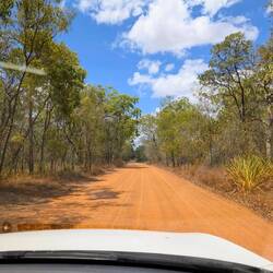 Manche Straßen erinnern an Afrika