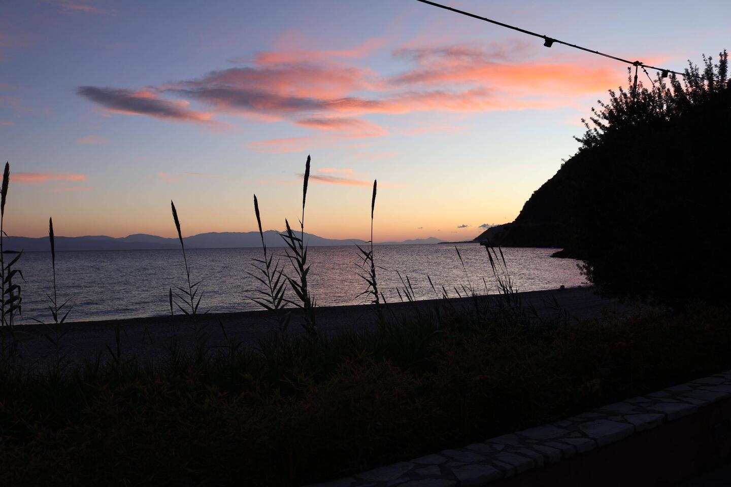 Aussicht vom Strandbar-Zeltplatz