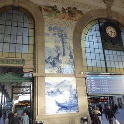 Rail station entrance