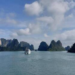 Halong Bay; a typical view