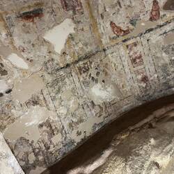 The walls of the cave - around the corner that we could not access