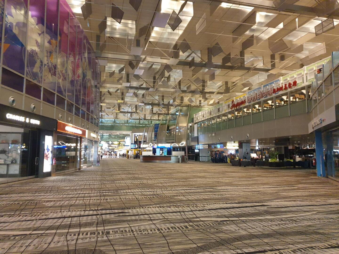 aéroport de singapour vide