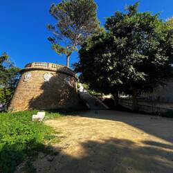 A few stairs to the top