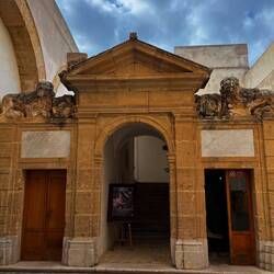 Diego had his photos on display here.