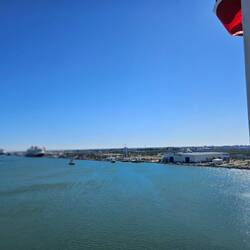 Pulling out of Port Canaveral