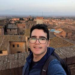 Me on top of the unfinished Siena Duomo
