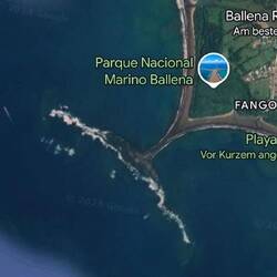 Mein Spaziergang zur Ballena von oben.