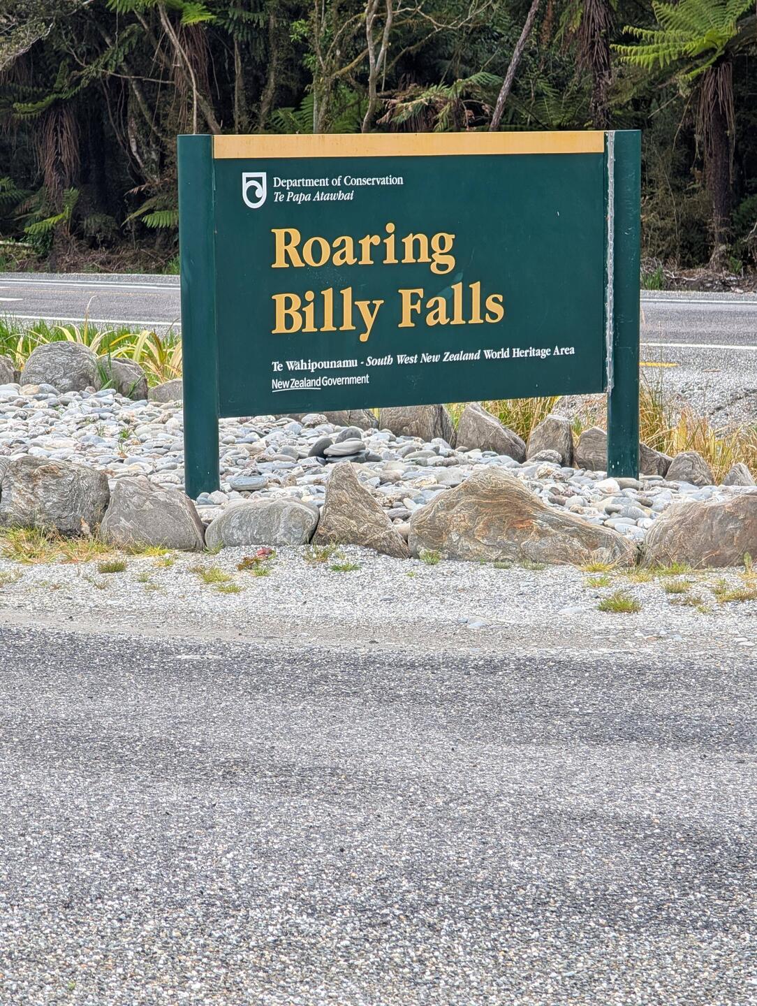 Starting Roaring Billy Falls