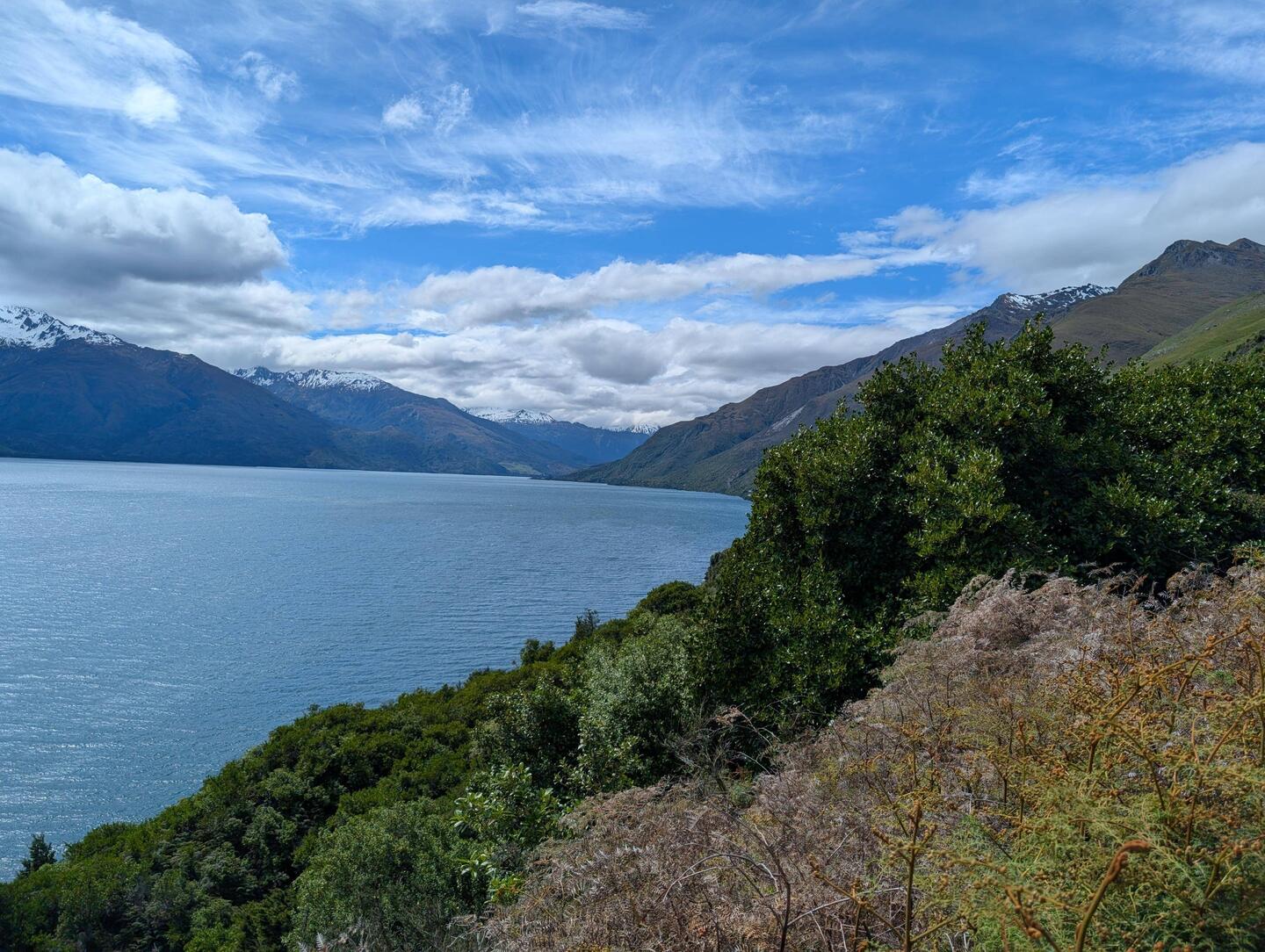 Finally passed the haast pass and came through the clouds into the sunshine on the other side