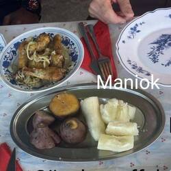 Maniok u Süßkartoffel