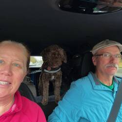 The intrepid travelers heading to the airport hotel