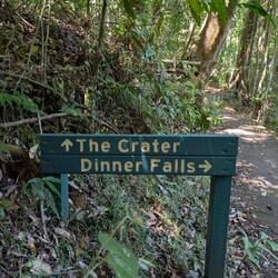 Der Krater und die Wasserfälle