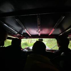 Ele und Frank dürfen vorne sitzen