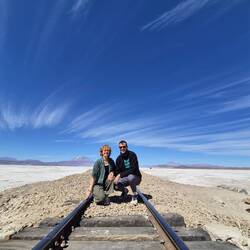 Im Hintergrund ist bereits Chile zu sehen