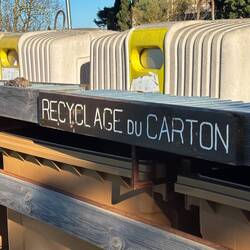 Every little village has a tiny and tidy recycling center