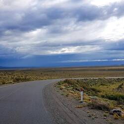 Very close to the settelment of Perito Moreno.