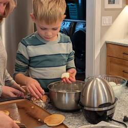 Getting ready for breakfast