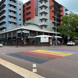 The rainbow crossing