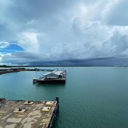 Storm has gone further south