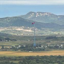 Die nordkoreanische Flagge