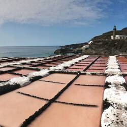 An der Südspitze die Salinas und Faro de Fuencaliente.