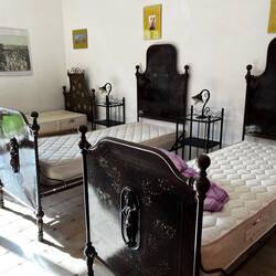 Pressed tin and metal beds