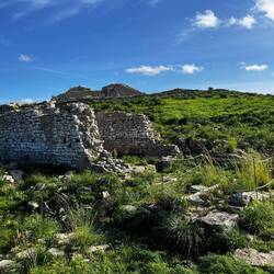All that is left of the church