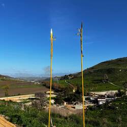 Old spear art decoration