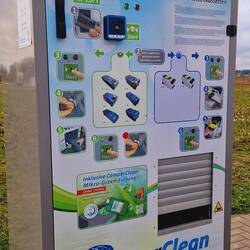 Geleert, gereinigt und desinfiziert!