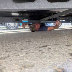 Wie gut dass wir immer viele Kabelstrabse dabei haben 😁