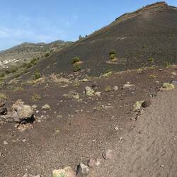 Der ältere Vulkan San Antonio, Besichtung kostet 8€ Eintritt.