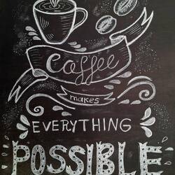 So oft werden in Restaurants ganze Menüs von Hand geschrieben und wunderschön verziert!