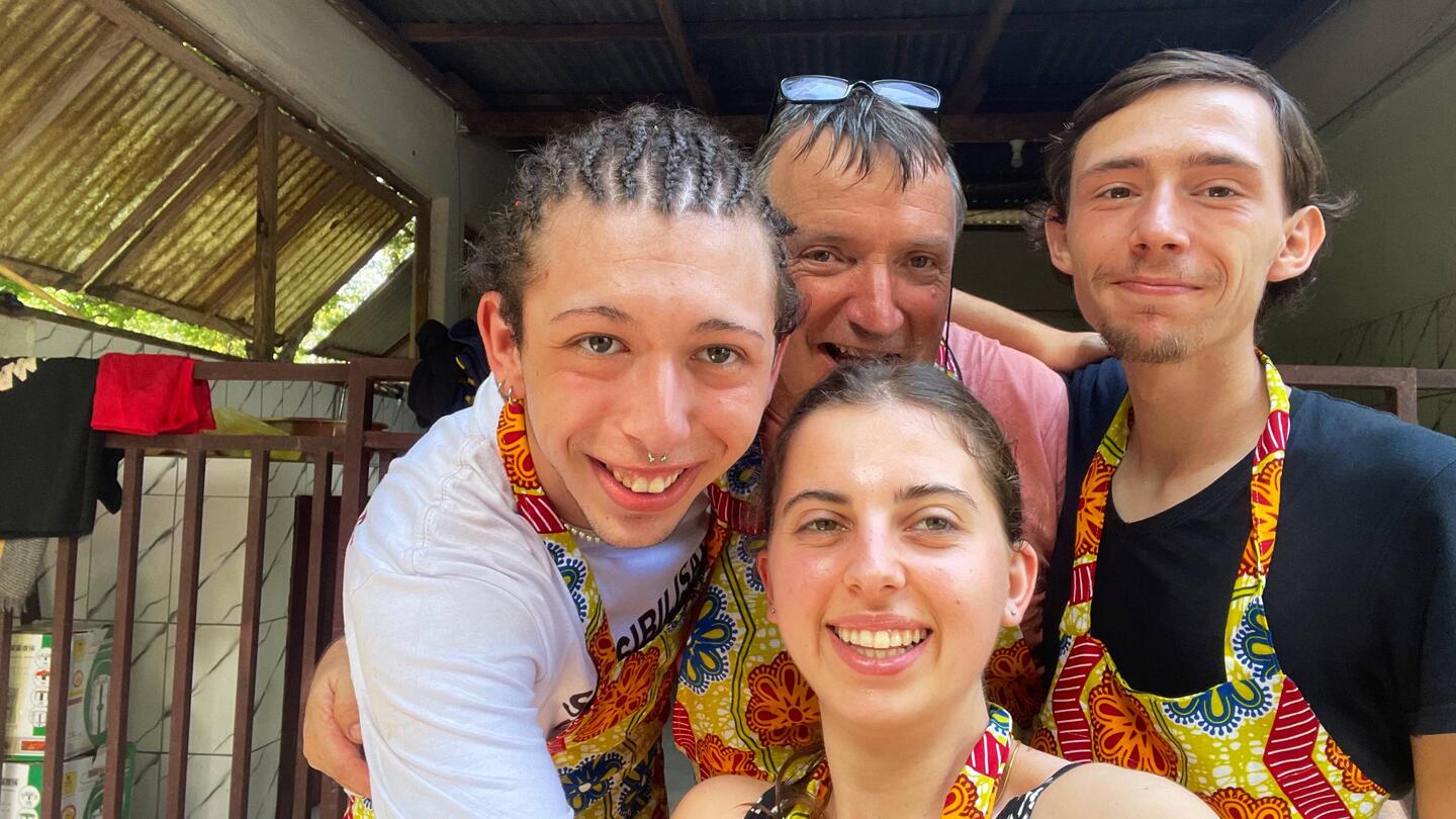 Manu, Jean-Philippe, Kévin et moi même