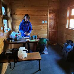 Frühstück im Refugio