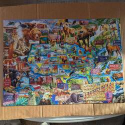National Parks of the US 1000 pieces